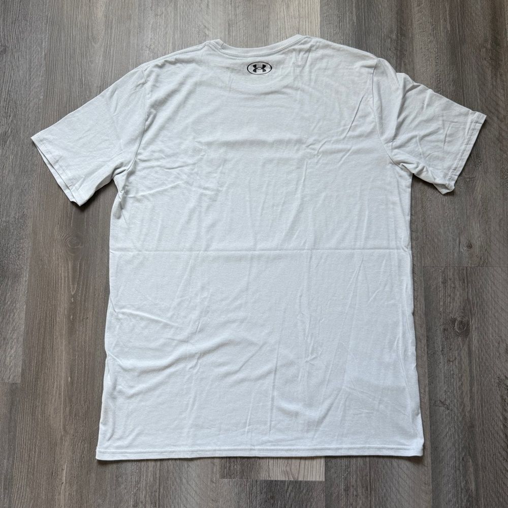 Under Armour Performance Apparel Logo Graphic Tee Halo Gray Large - Picture 5 of 9